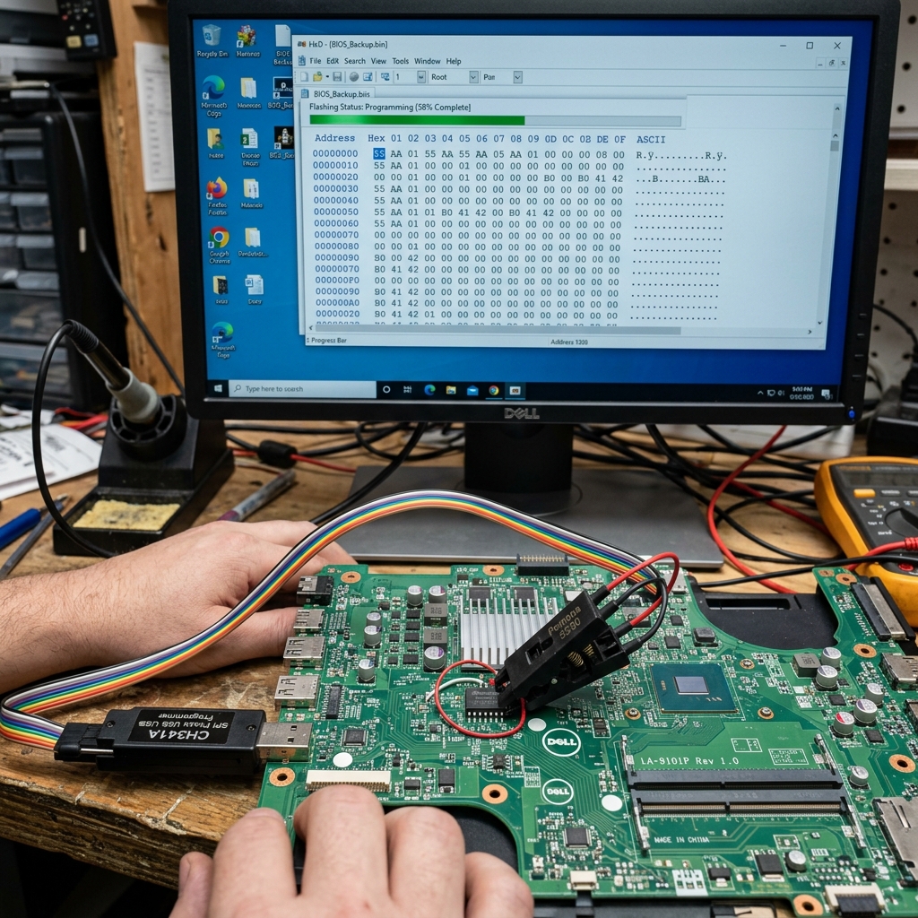 BIOS / EC Firmware Programming & Soldered SSD Data