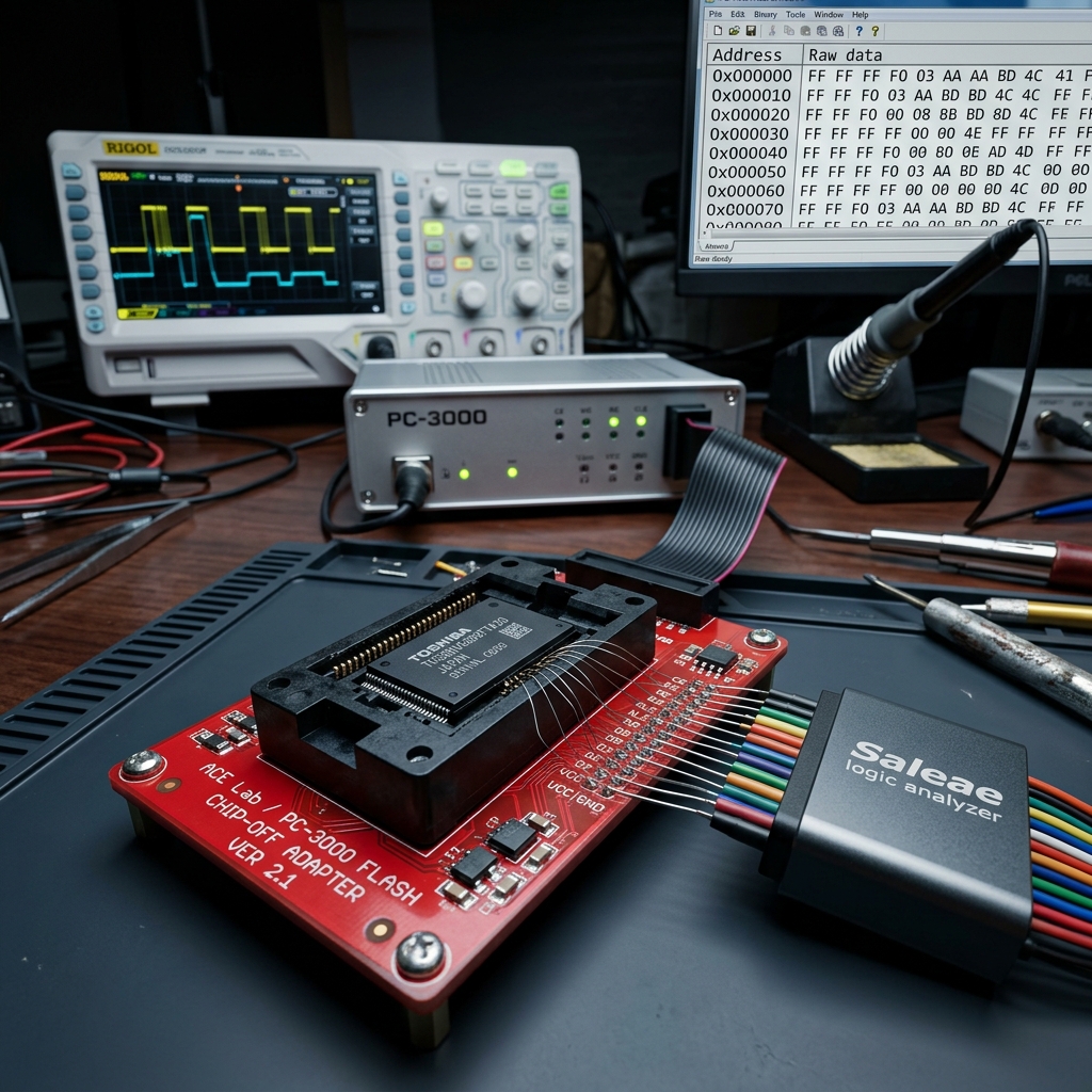RAW Monolithic Memory XOR Descrambling