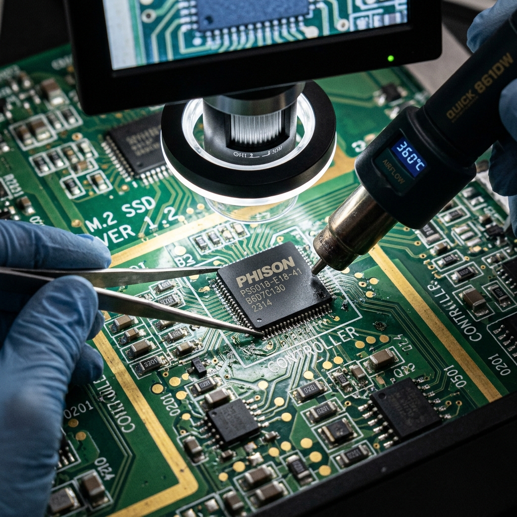 SSD Controller IC BSY Busy & Hardware Repair