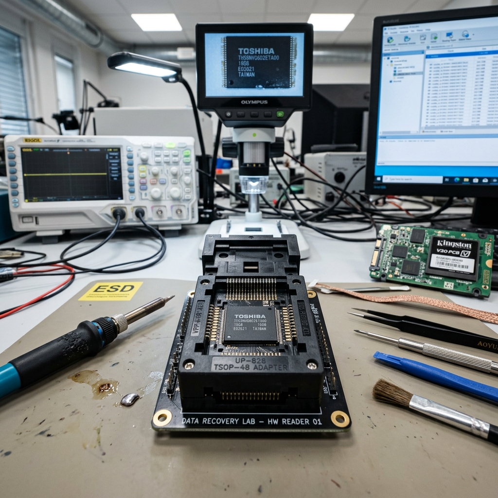 Direct RAW NAND Flash Dump Extraction